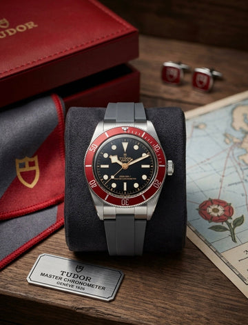 Authentic pre-owned Tudor watches for sale – luxury Swiss timepieces including Tudor Black Bay, Pelagos, and Royal, full set, excellent condition, available in Canada