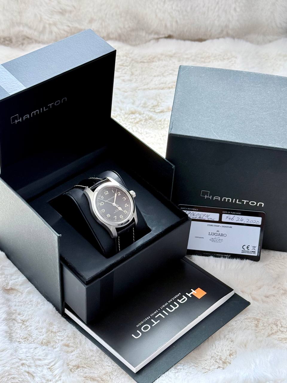 Hamilton Khaki Field Murph H70605731 full set with box and papers