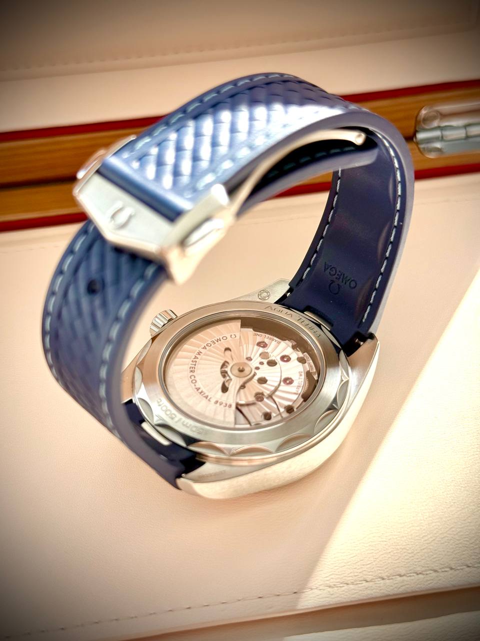 Omega Seamaster Aqua Terra World Timer 43mm Blue Dial - Ref. 220.12.43.22.03.001