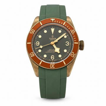 Tudor Black Bay Bronze front view on white background