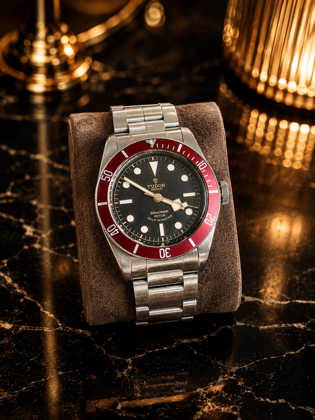 Tudor Black Bay Smiley luxury presentation