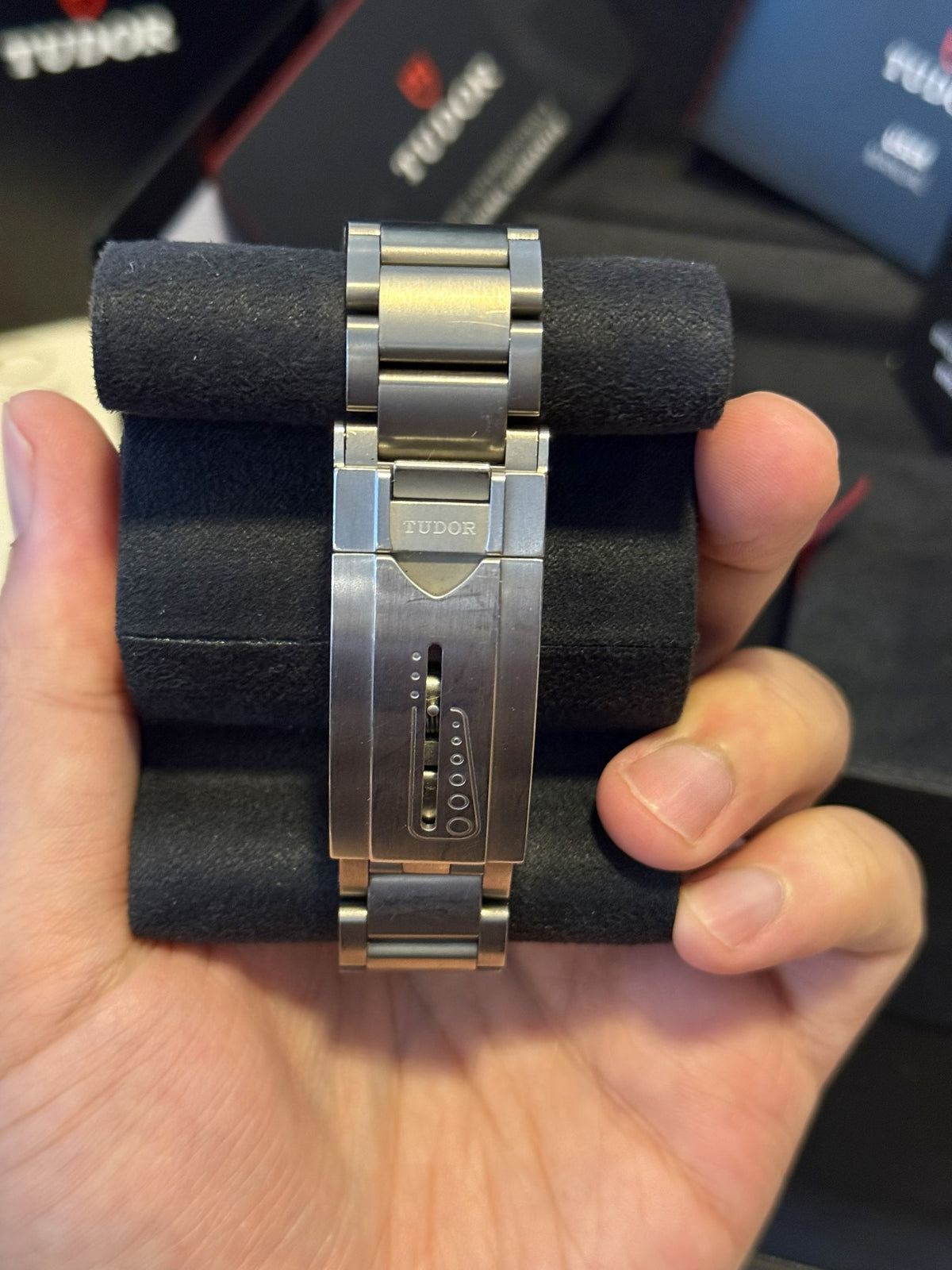 Tudor Pelagos 25600TN titanium bracelet clasp