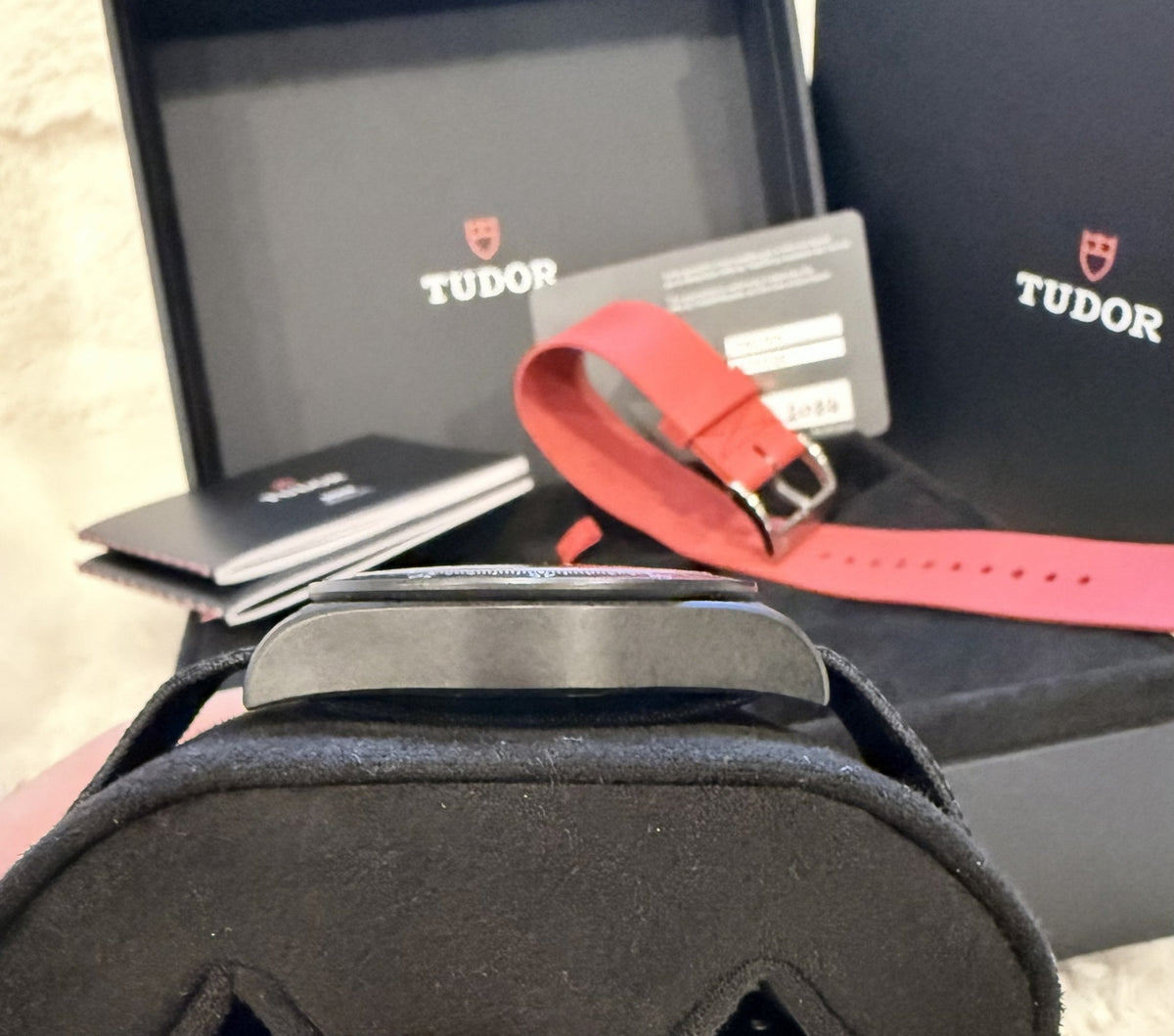Tudor Pelagos FXD Chrono carbon composite case profile