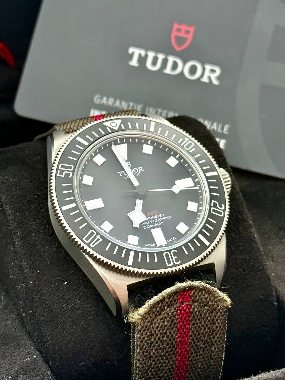 Tudor Pelagos FXD ref. M25717N-0001 on white background